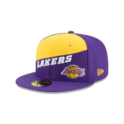 Los Angeles Lakers Gorra | New Era NBA Color Split 59fifty Fitted Cap Mexico - Morados